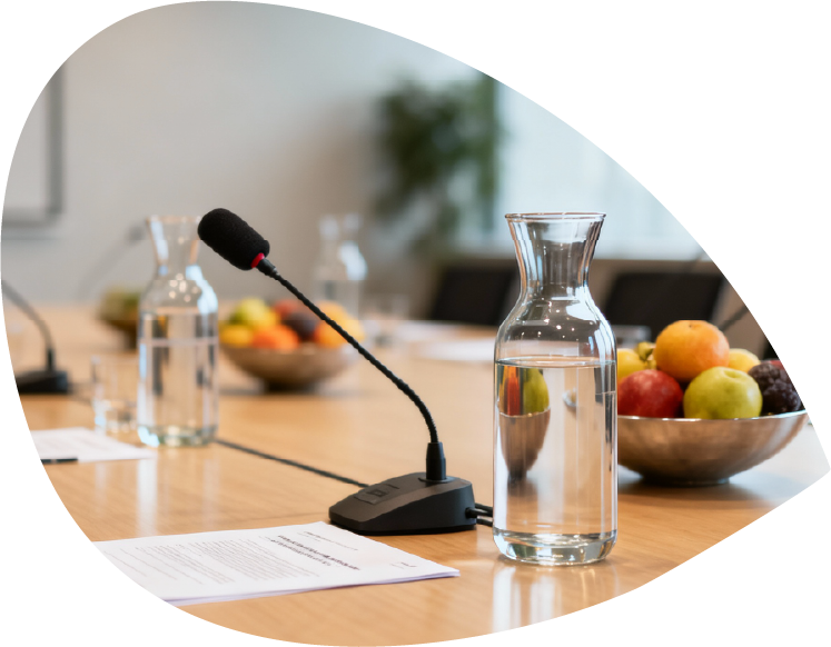 Beginn der NASCH-Jahrestagung im Veranstaltungsraum