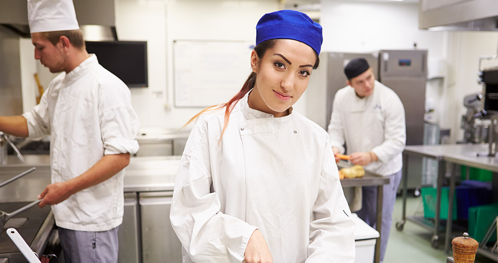 Frische Zutaten für das Schulessen